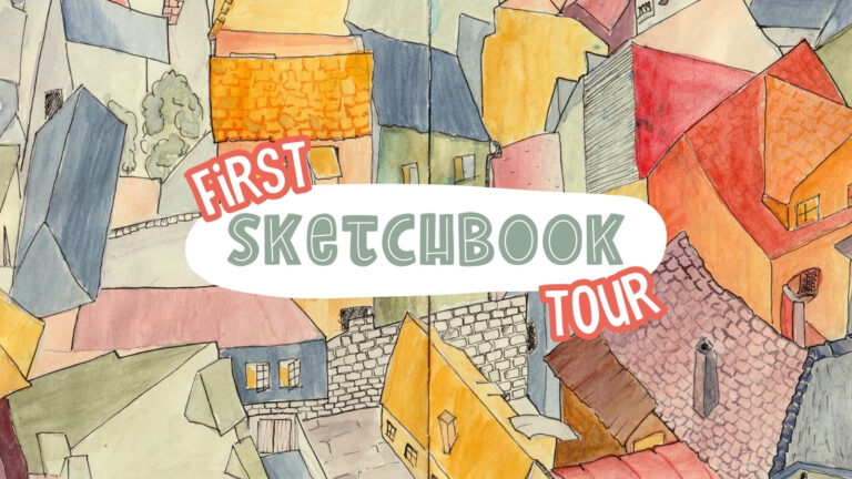 My first ever sketchbook tour