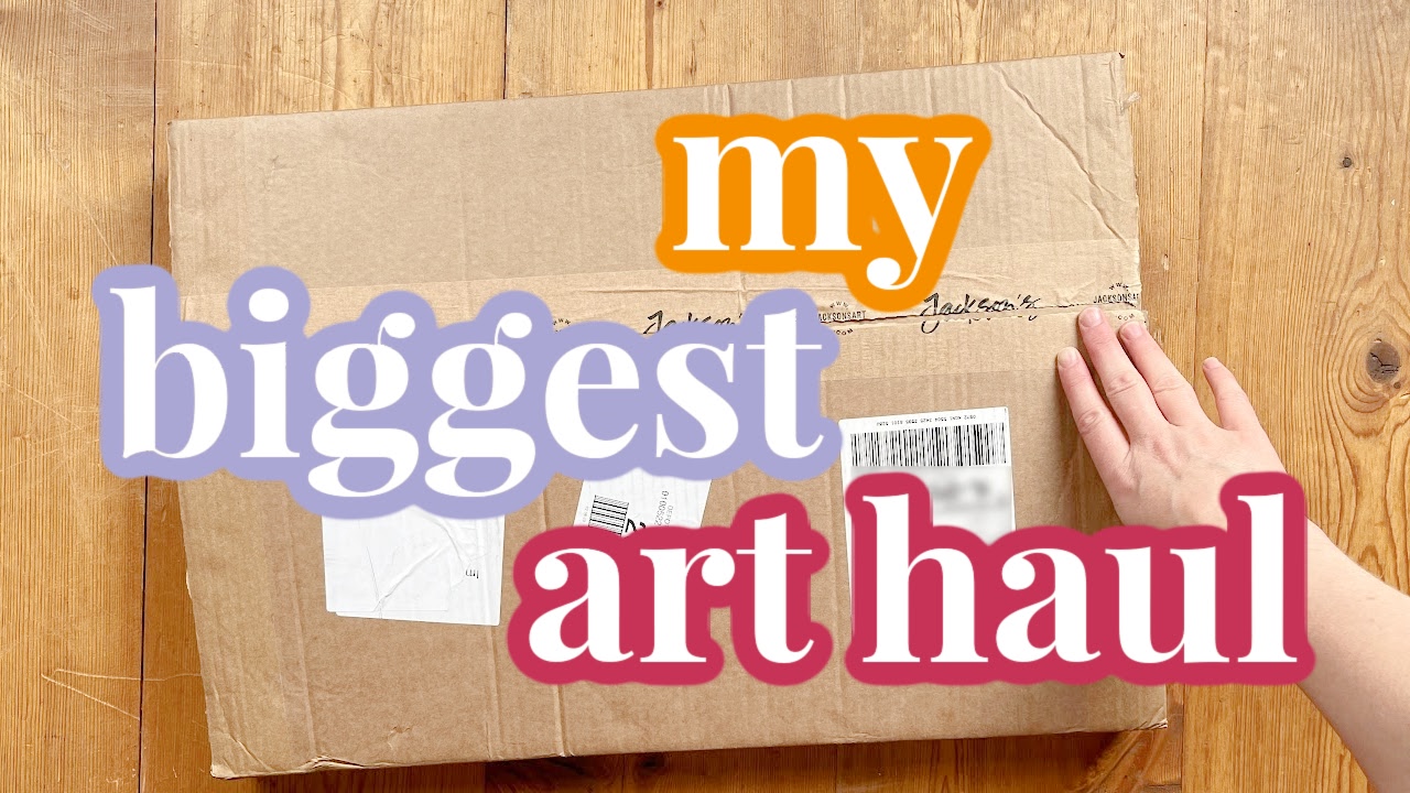 My biggest ever art haul (Nov 2023)