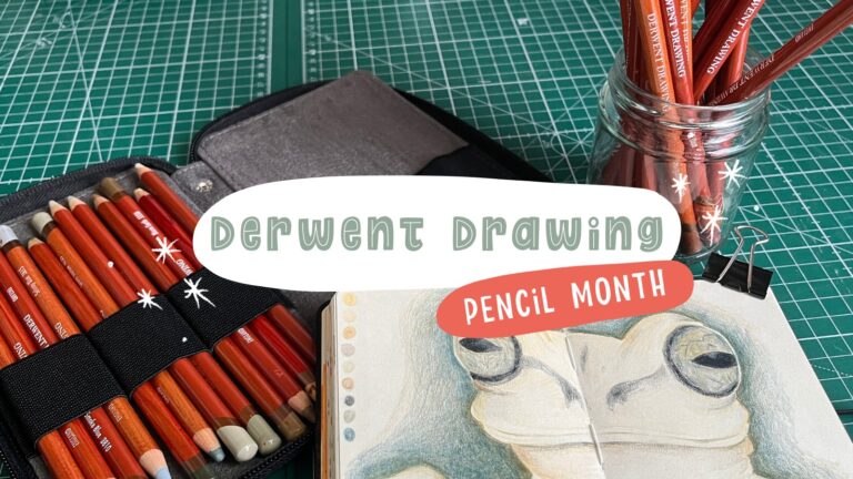 Reviewing my month of using Derwent Drawing pencils in January 2024