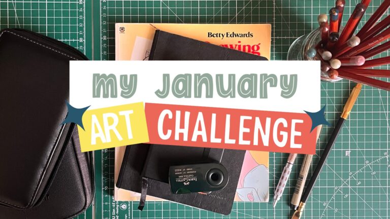 Setting my personal art challenge for January 2024