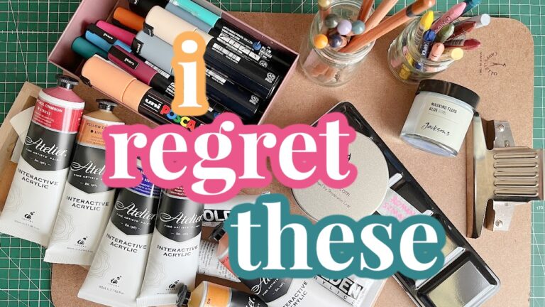 My worst art supplies in 2023 that I regret buying