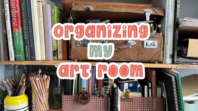 How my art room is organized