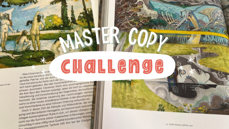 My July 2024 personal art challenge will be to create three 'master copies'!