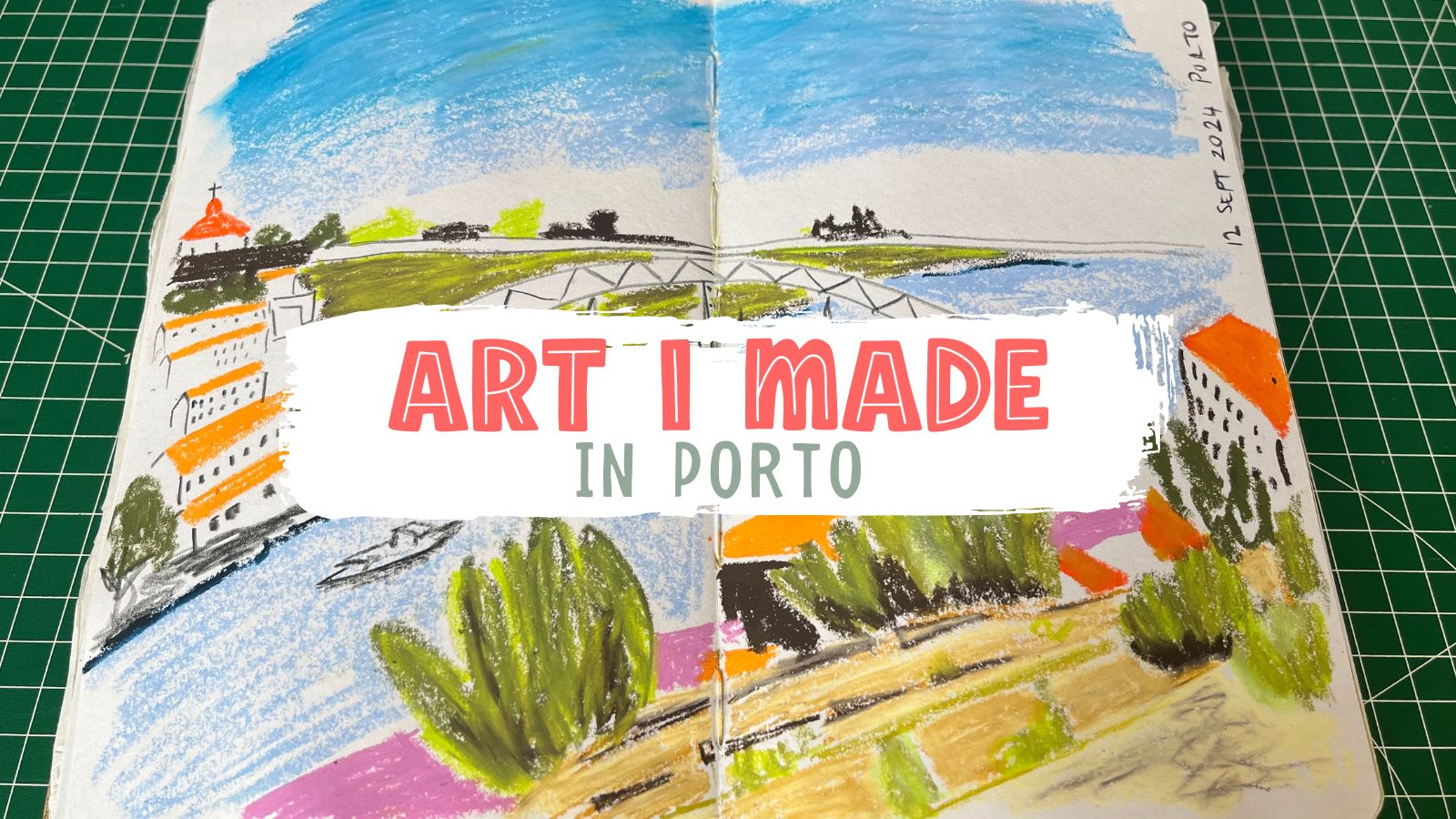 Art I made in Porto, Portugal in September 2024.