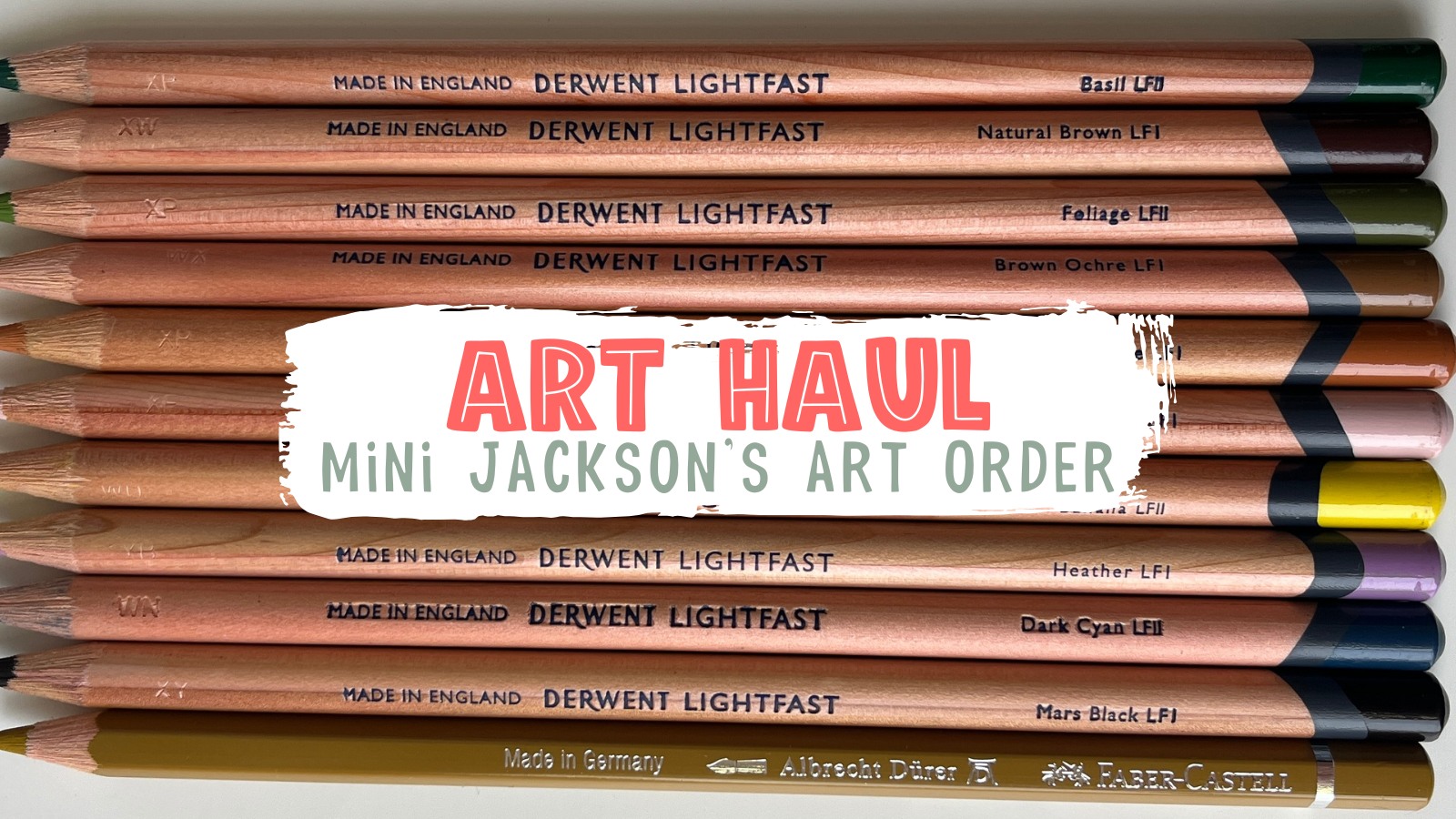 A Little Jackson's Art haul in November 2024
